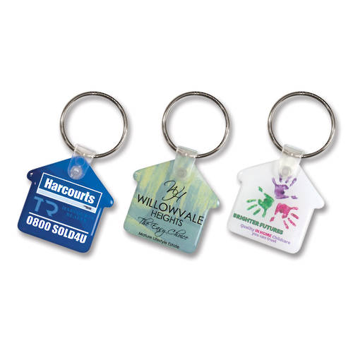 House Flexi Resin Key Ring