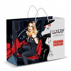 Extra Large Laminated Paper Carry Bag - Full Colour