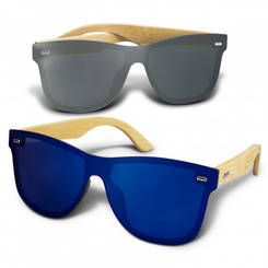 Ryder Mirror Lens Sunglasses - Bamboo