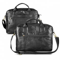 Pierre Cardin Leather Laptop Bag