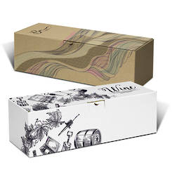 Die Cut Box with Locking Lid - 395 x 115 x 115mm